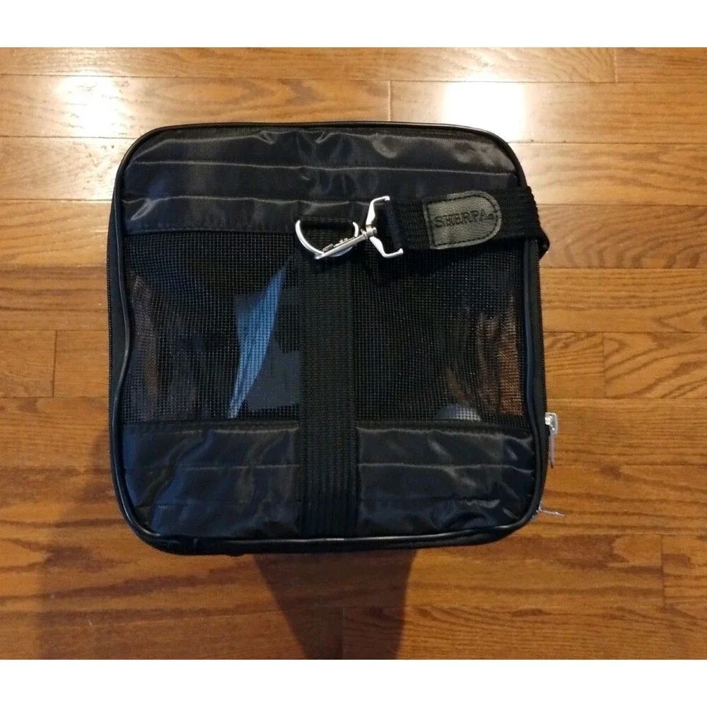 Sherpa Original Deluxe Travel Pet Carrier, Dog Cat Airline Approved Black, Large